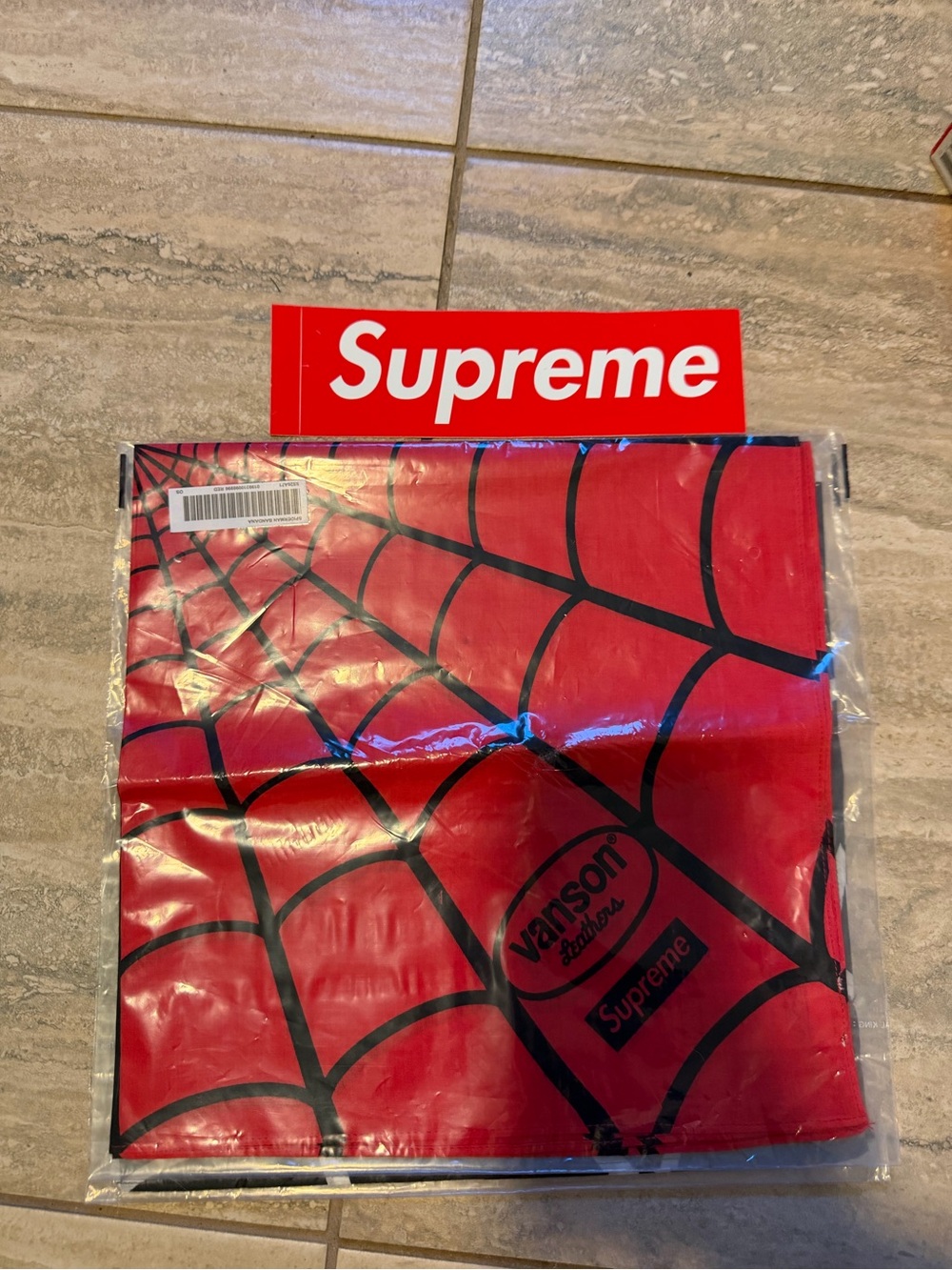 Supreme Red Spiderweb Party Cover with Black Web Accents